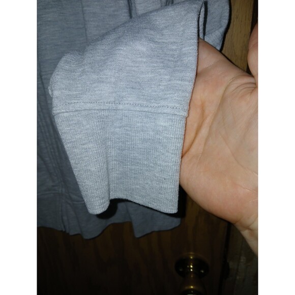 Juicy Couture Sport Hooded Jacket Womens Large Gray Full Zip Drawstrings 38×24 - Picture 5 of 16